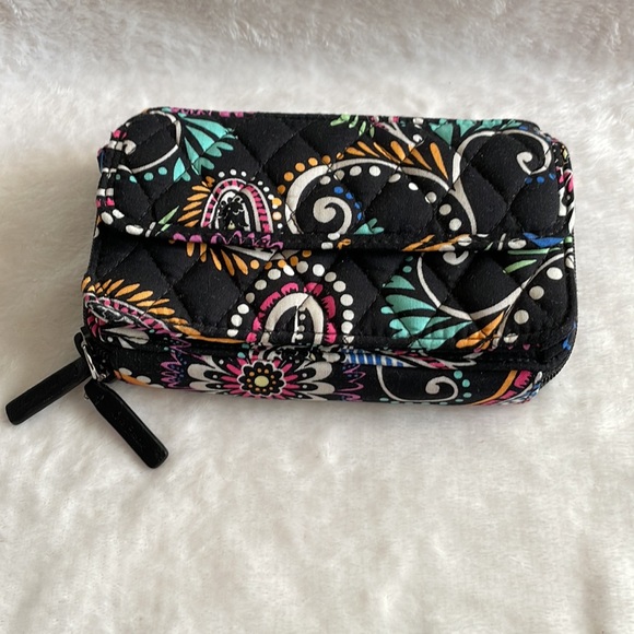 Vera Bradley Bandana Swirl Petite Crossbody - Picture 2 of 7